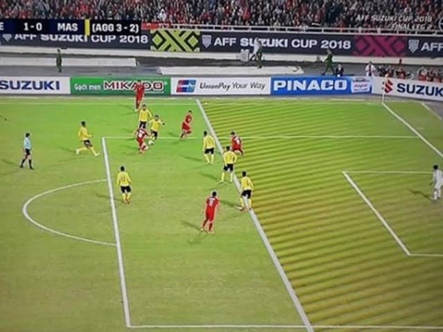 The player in the red shirt was in an offside position
